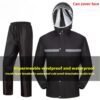 PVC waterproof raincoat with reflective strips PVC waterproof raincoat with reflective strips