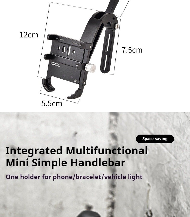 shockproof handlebar phone mount