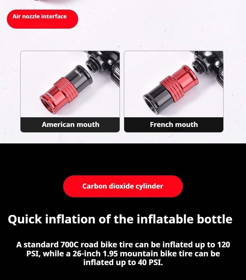 CO2 bike pump