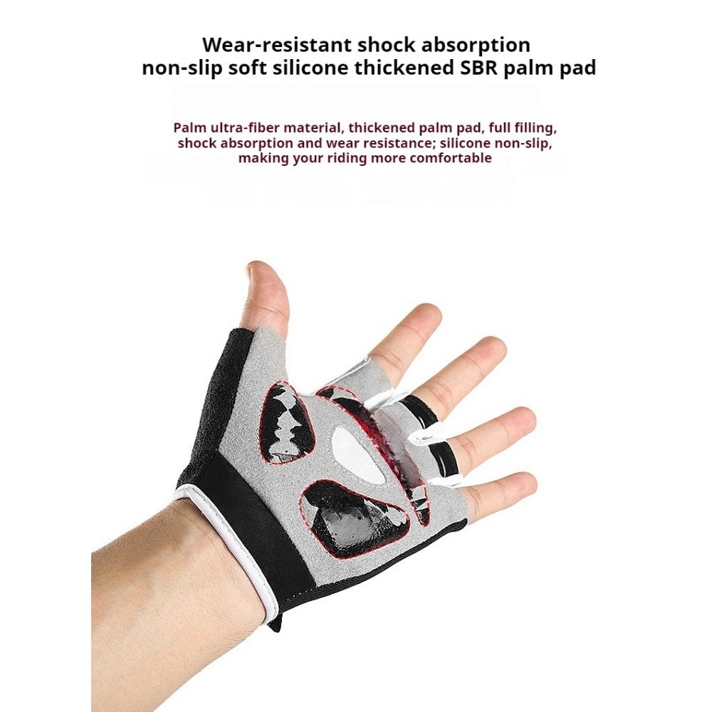 half finger bike gloves