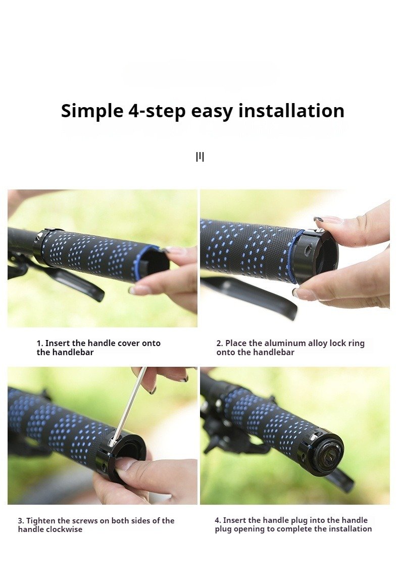 anti-slip bicycle grips