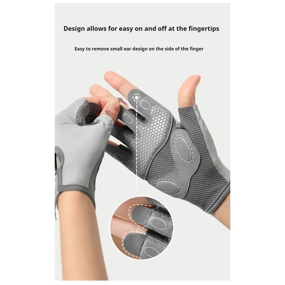 half finger gym gloves