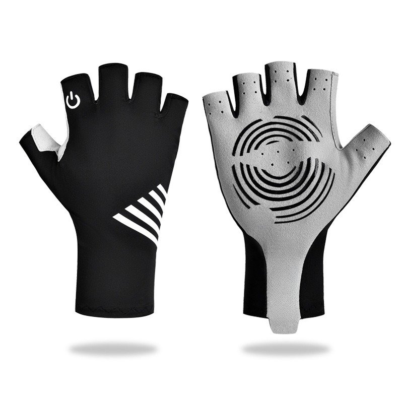 summer breathable half finger cycling gloves for women