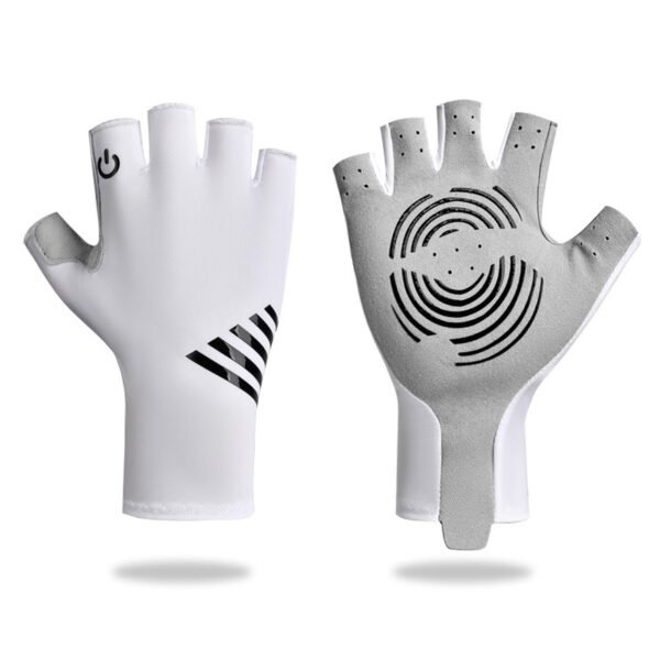 touchscreen compatible sports gloves with silicone grip