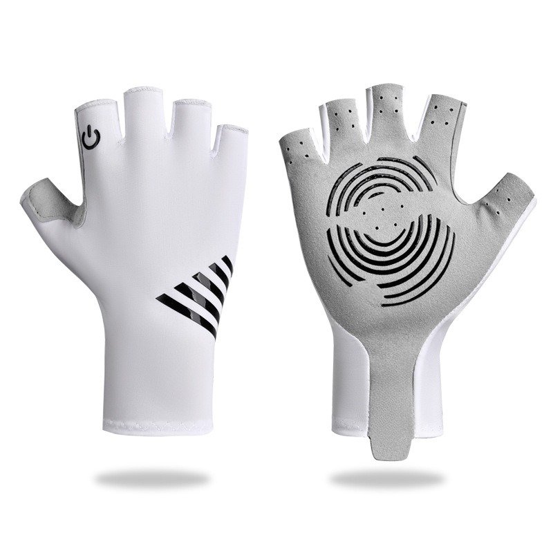 touchscreen compatible sports gloves with silicone grip