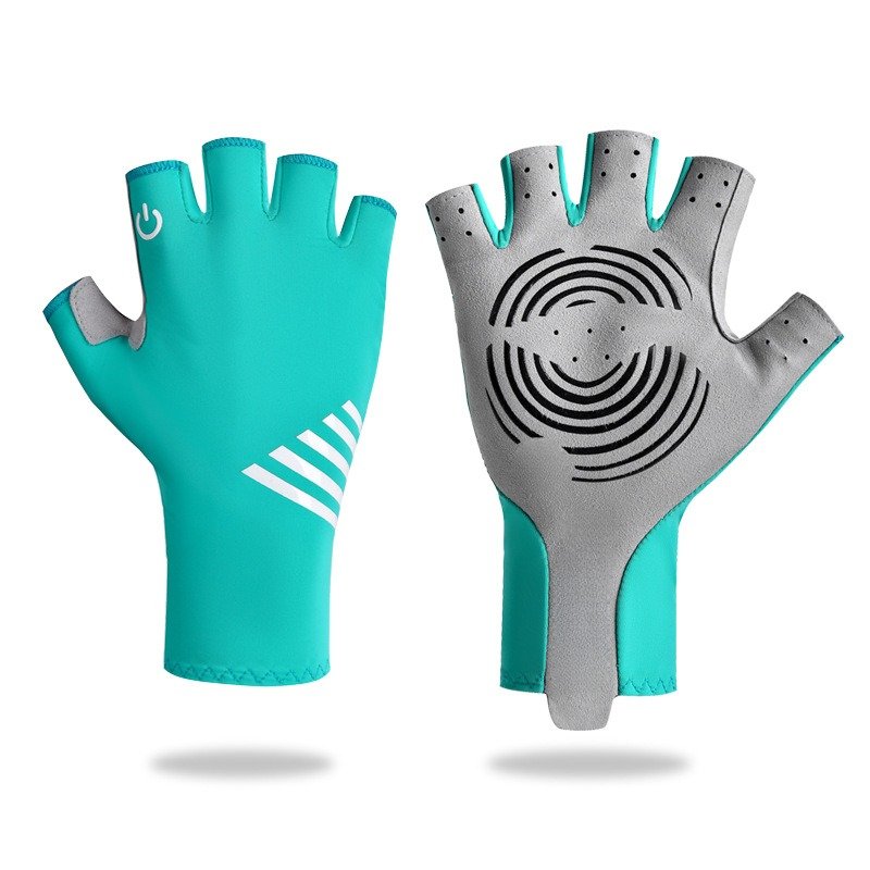anti-slip palm fishing gloves with wrist strap