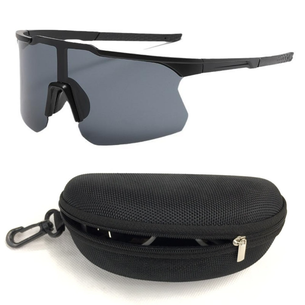 Unbreakable PC material: Scratch-resistant and shatterproof, perfect for rugged outdoor use. Sleek racing-style frames in black, white, or colorful accents.
