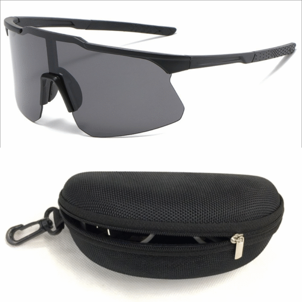 Unbreakable PC material: Scratch-resistant and shatterproof, perfect for rugged outdoor use. Sleek racing-style frames in black, white, or colorful accents.