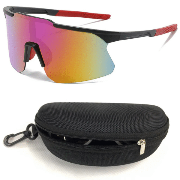 Riding Glasses for Men Women | UV400 Polarized Sport Sunglasses Cycling Mountain Bike Snowboard Goggles Outdoor - Windproof Anti-Fog PC Frame