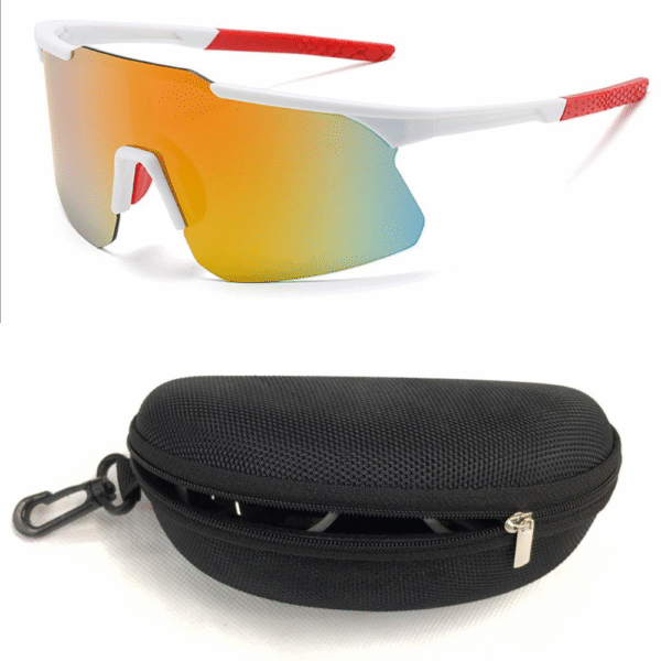 Riding Glasses for Men Women | UV400 Polarized Sport Sunglasses Cycling Mountain Bike Snowboard Goggles Outdoor - Windproof Anti-Fog PC Frame