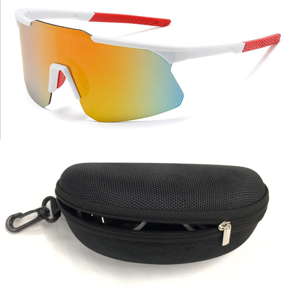 Riding Glasses for Men Women | UV400 Polarized Sport Sunglasses Cycling Mountain Bike Snowboard Goggles Outdoor - Windproof Anti-Fog PC Frame
