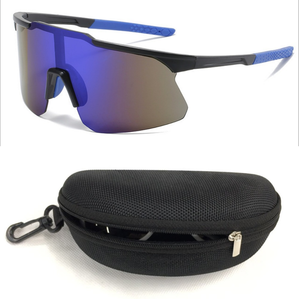 Riding Glasses for Men Women | UV400 Polarized Sport Sunglasses Cycling Mountain Bike Snowboard Goggles Outdoor - Windproof Anti-Fog PC Frame