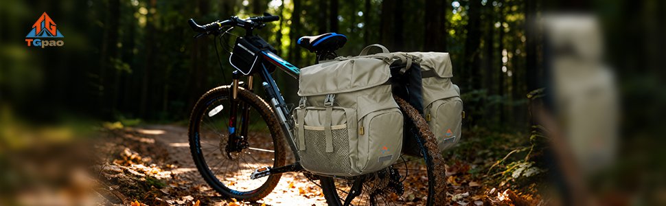 bicycle saddle bags rear rack