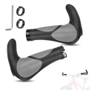 This Widen Holding Rubber Grips Suitable for Bike Handlebars with Outer Diameter between 22-23 mm,Universal for Most Bicycles . Produc Length: 140 mm