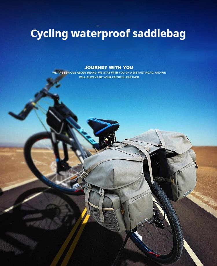 bicycle saddle bags rear rack