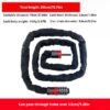 12mm thick bike chain lock