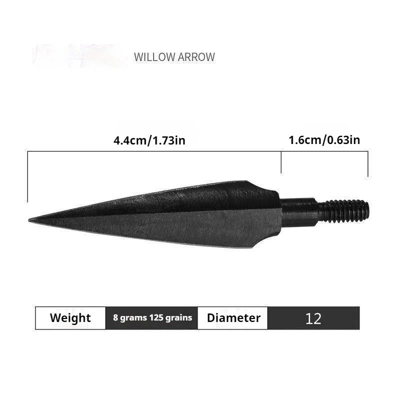 armor-piercing carbon steel arrow tips