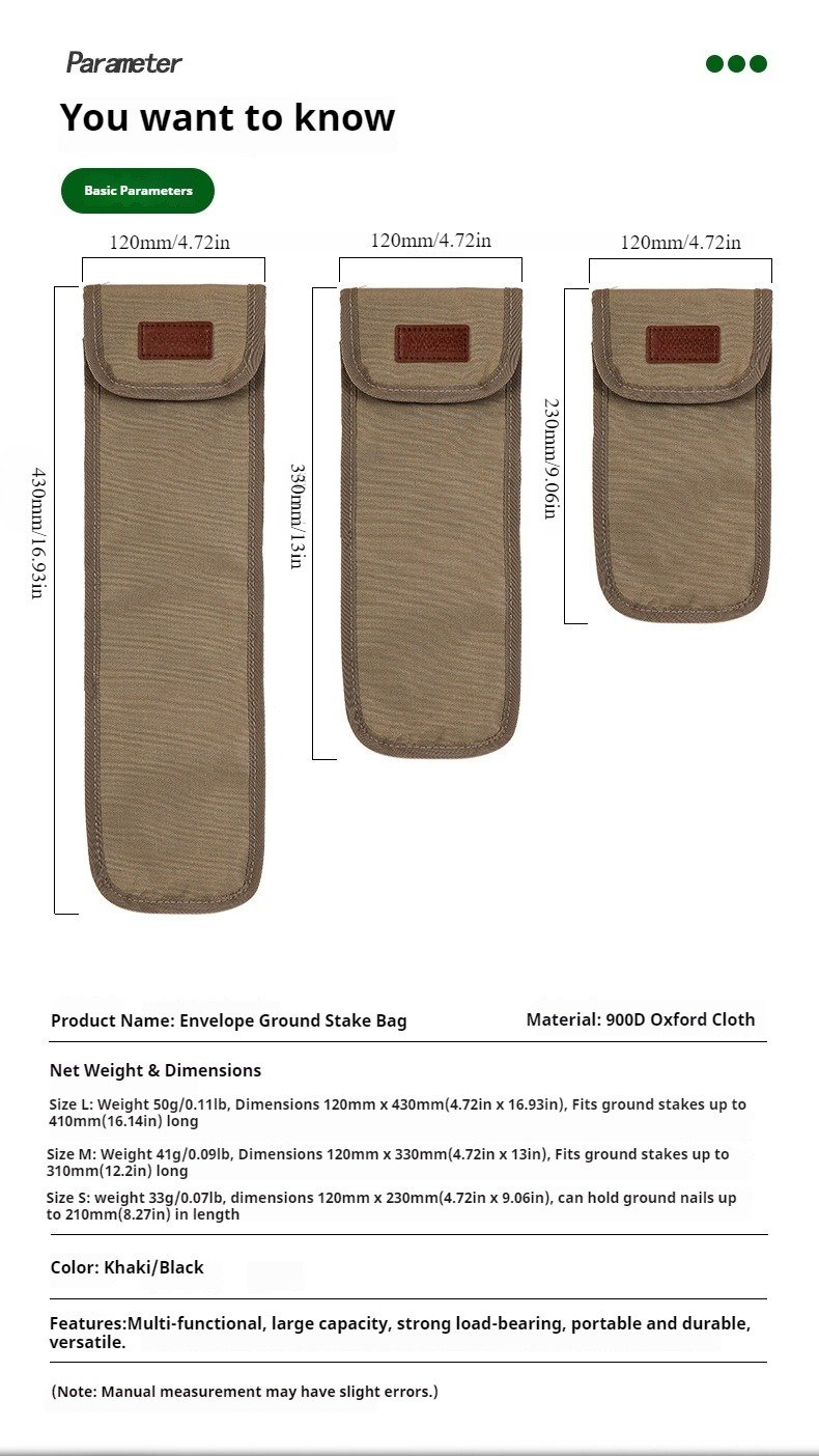 camping peg organizer