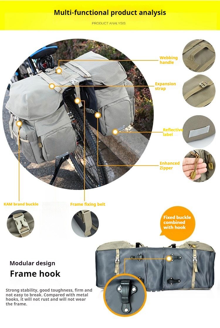 bike bags for bicycle rear rack