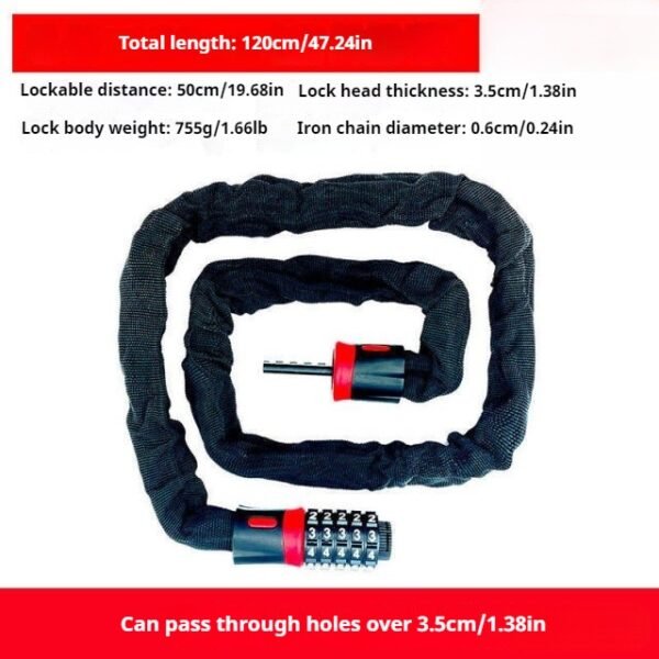 road bike chain lock