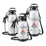 TGpao Portable Camping Shower - 5L/8L/10L Manual Pressure Outdoor Shower with Spray Nozzle for Beach Surfing, Construction Site & Student Dormitory