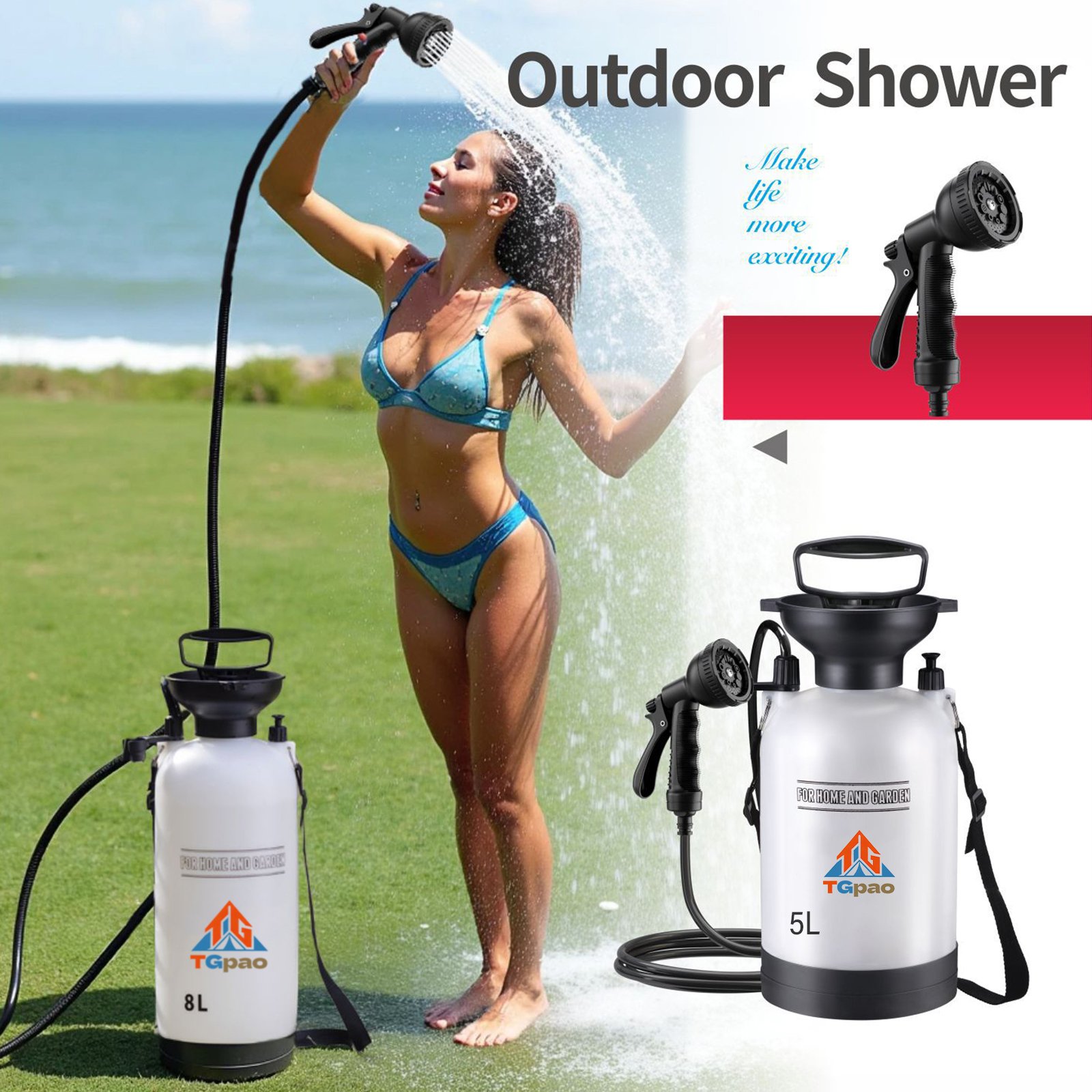 camping shower sprayer