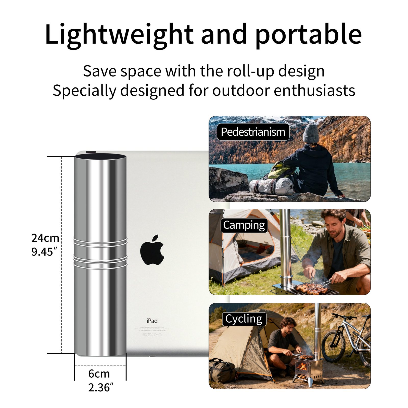 titanium stove chimney