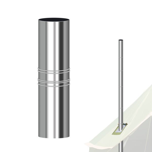 titanium stove chimney