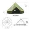 3000MM waterproof yurt style tent 3000MM waterproof yurt style tent