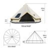 8-12 person Mongolian ger tent with chimney 8-12 person Mongolian ger tent with chimney