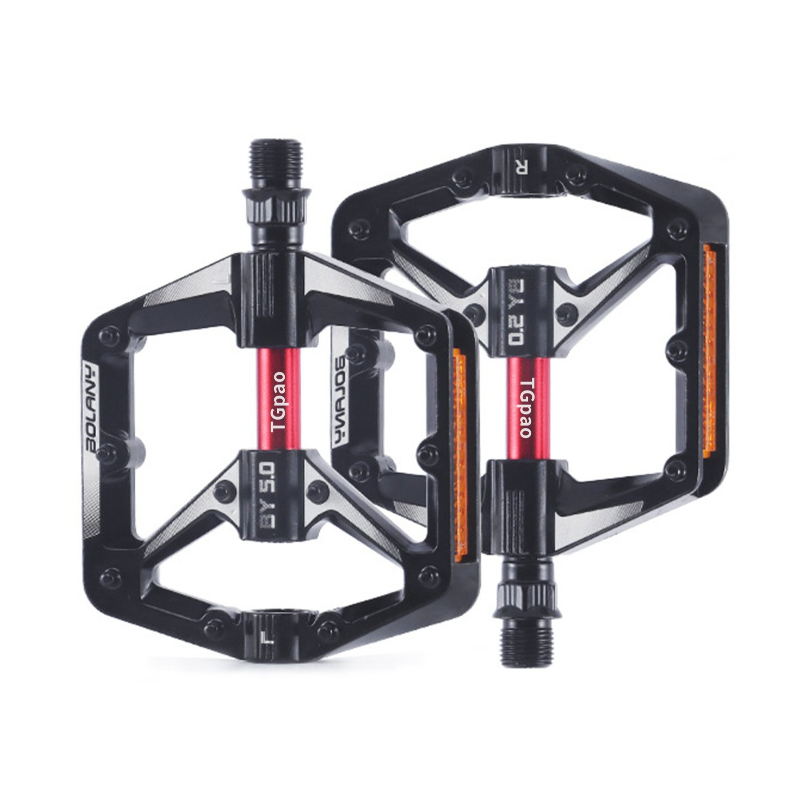 【2 Bearings + DU Bushing & Smooth Durability】 The hybrid "2 Sealed Bearings + DU Bushing" construction ensures smooth rotation with reduced resistance, while offering enhanced strength and superior load-bearing capacity for long-lasting performance.