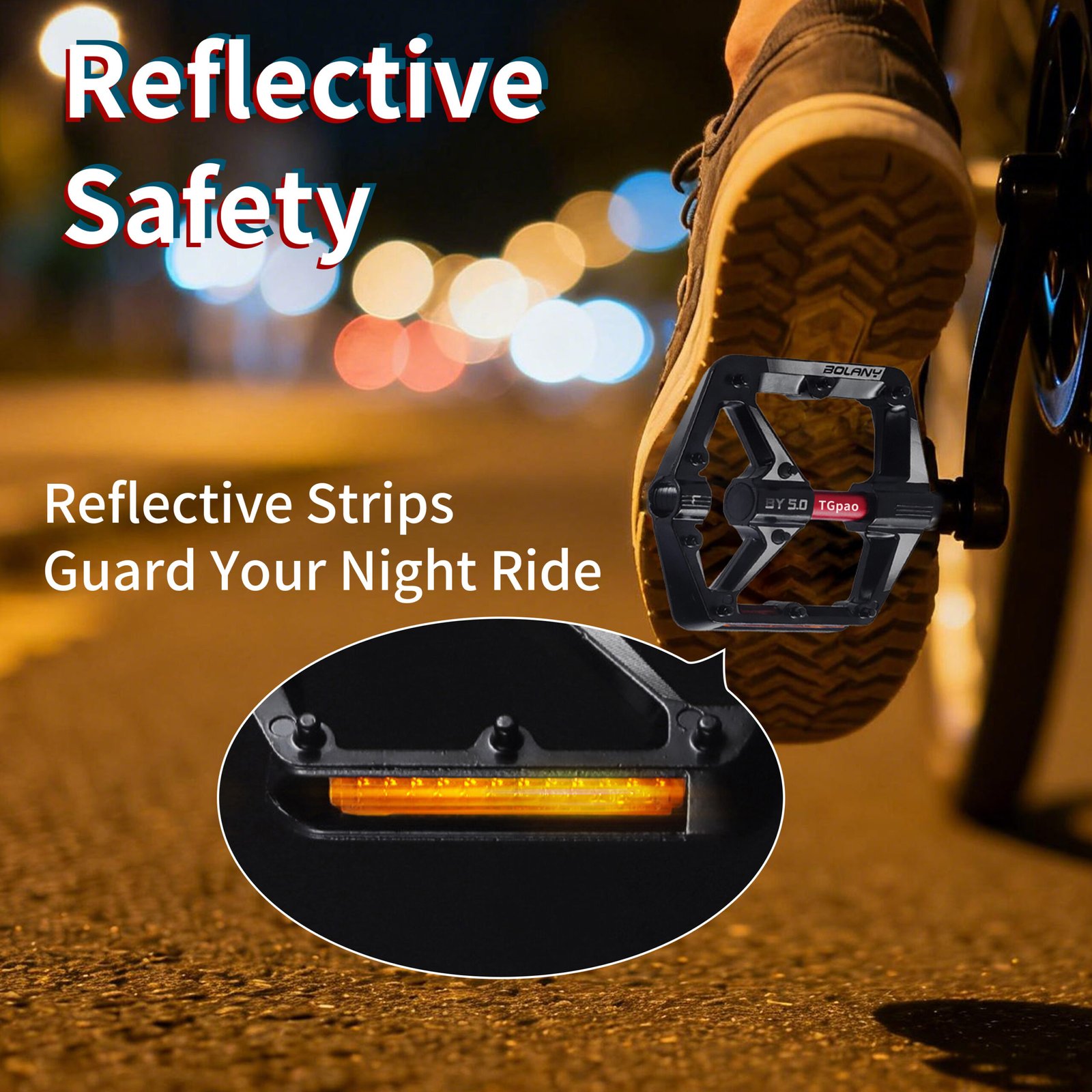 【2 Bearings + DU Bushing & Smooth Durability】 The hybrid "2 Sealed Bearings + DU Bushing" construction ensures smooth rotation with reduced resistance, while offering enhanced strength and superior load-bearing capacity for long-lasting performance.